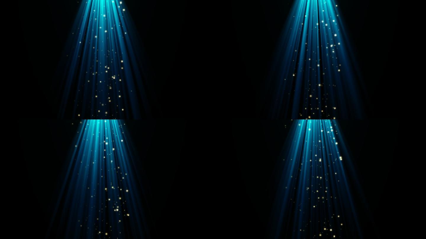 粒子光线舞台背景素材（蓝色）