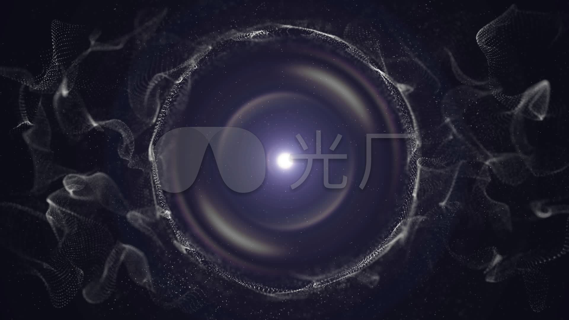 唯美光晕粒子光斑-alpha通道_1920x1080_高清视频素材下载(编号