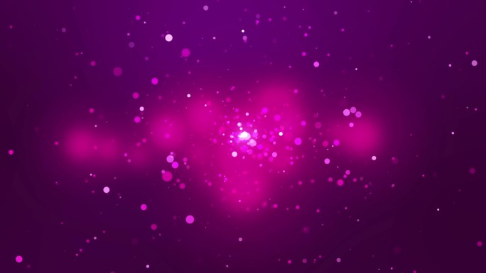 紫色空间粒子闪烁背景循环