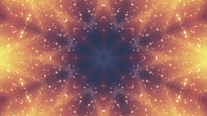 星光粒子扩散循环素材