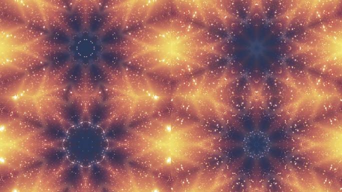 星光粒子扩散循环素材