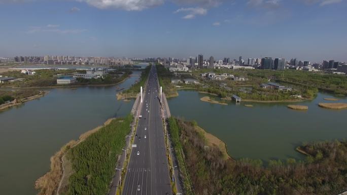 银川市市区航拍4K2