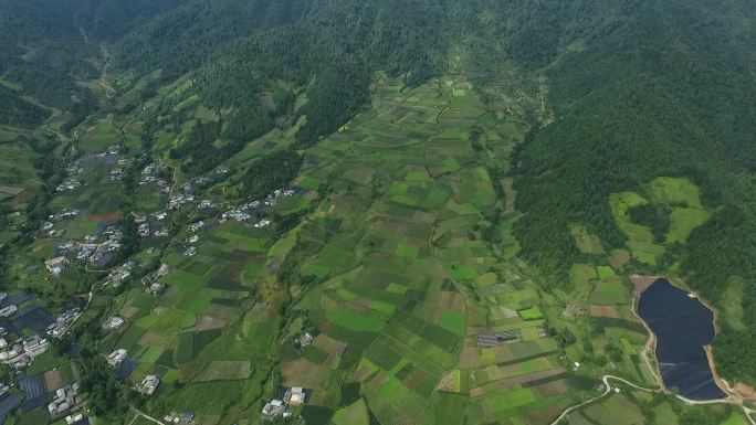 中国云南省香格里拉云药之乡玉龙县风景