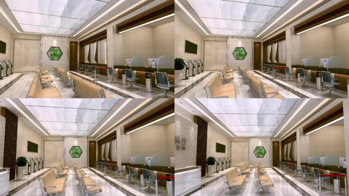 3D动画-银行营业厅