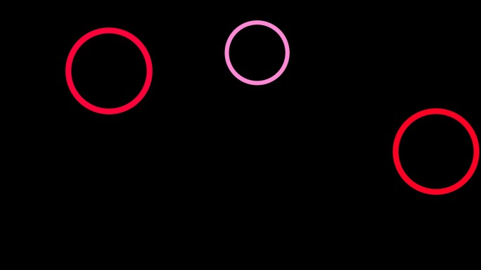圆圈动态彩色变幻循环带通道