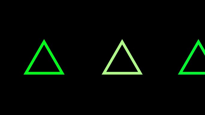 动态彩色三角形运动循环带通道