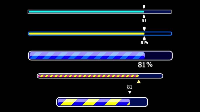 10款进度条素材包