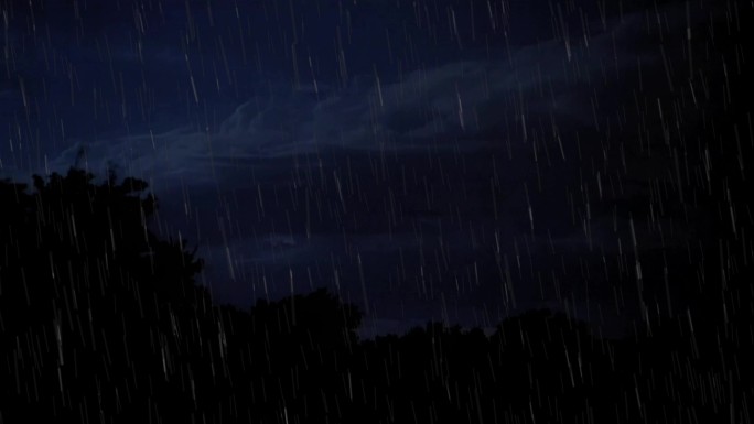 黑夜荒郊狂风暴雨背景