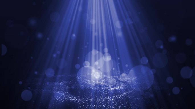 蓝色梦幻粒子光海LED背景
