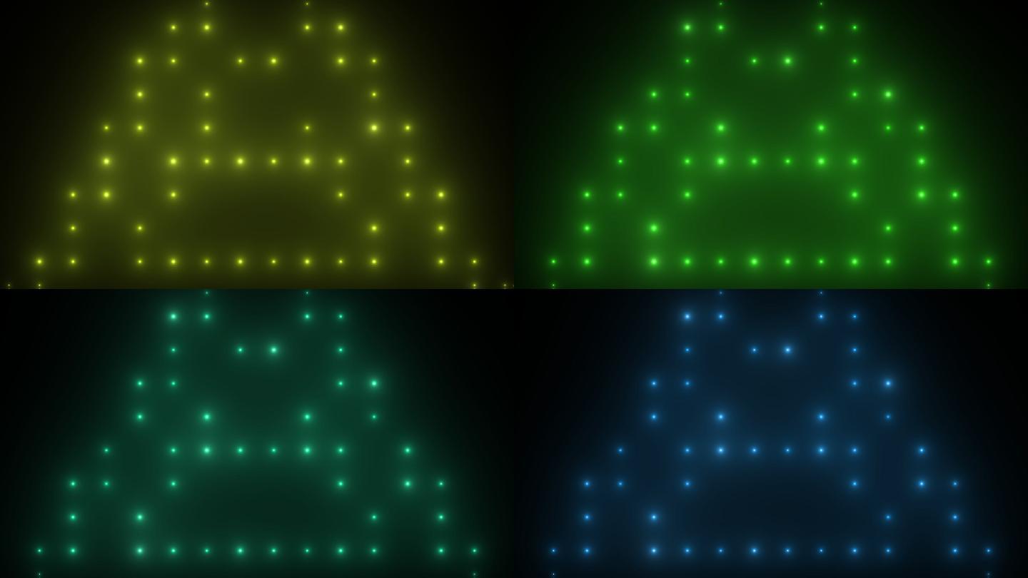 闪烁光点粒子矩阵灯光循环带通道