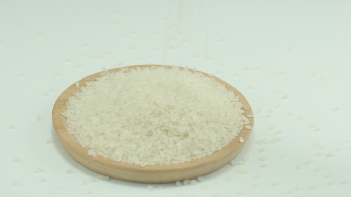 4K精选稻米大米水晶米五谷杂粮视频素材