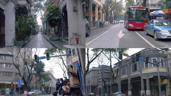 广州西关骑楼旧城区（实拍）4k