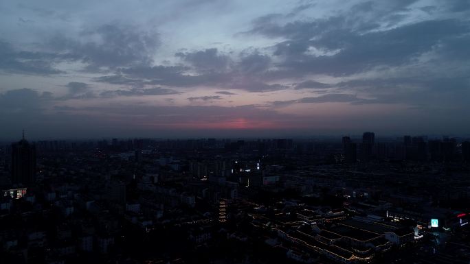 嘉定老城夜景