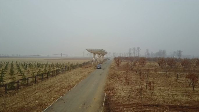航拍北京不老屯天文台射电望远镜雷达