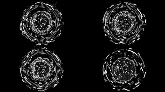 科技圆圈音符节奏