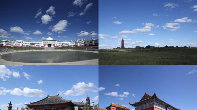 内蒙古、呼伦贝尔、最美海拉尔城市延时