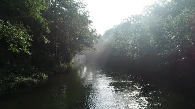 成都蒲江朝阳湖大景航拍素材1080P