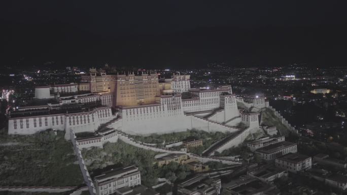 布达拉宫D-Log格式4K视频城市