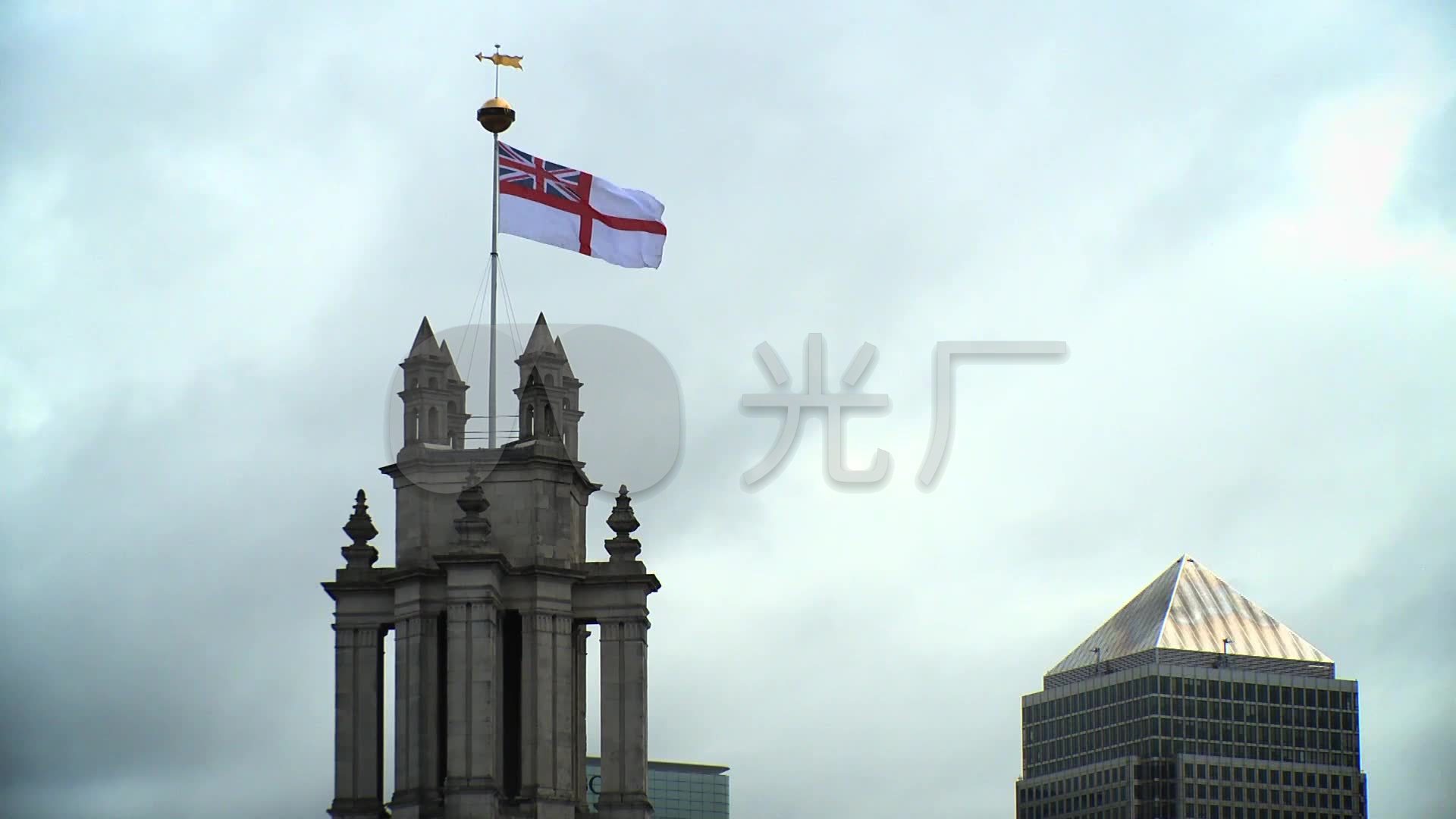 英国海军旗帜_1920X1080_高清视频素材下载