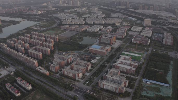 4K-log郑州航空工业管理学院大景