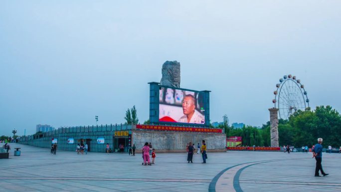 统一广场延时