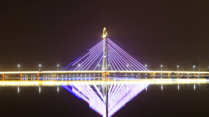 咸阳二号桥夜景