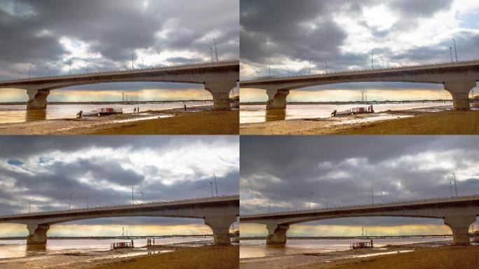 黄河大桥延时摄影