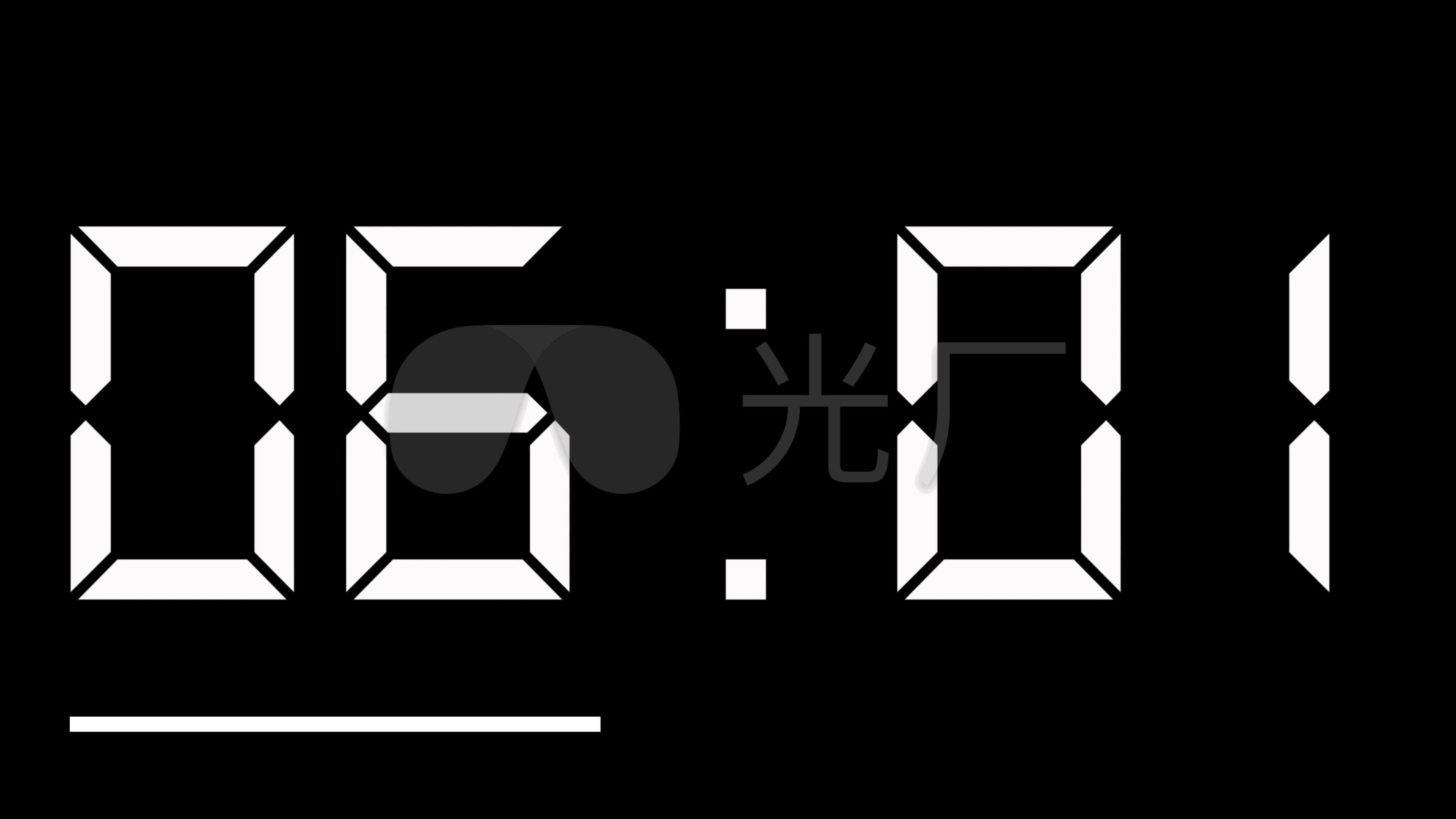 10分钟倒计时5分钟倒计时活动倒计时_3840x2160_高清视频素材下载