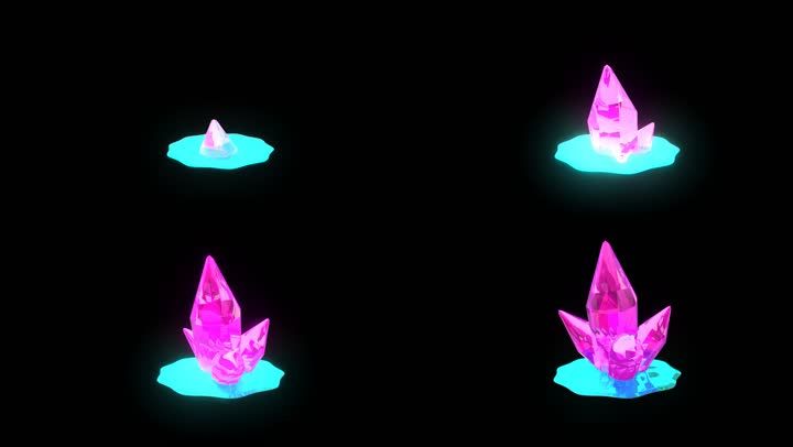 紫水晶生长(MAYA2018原档)