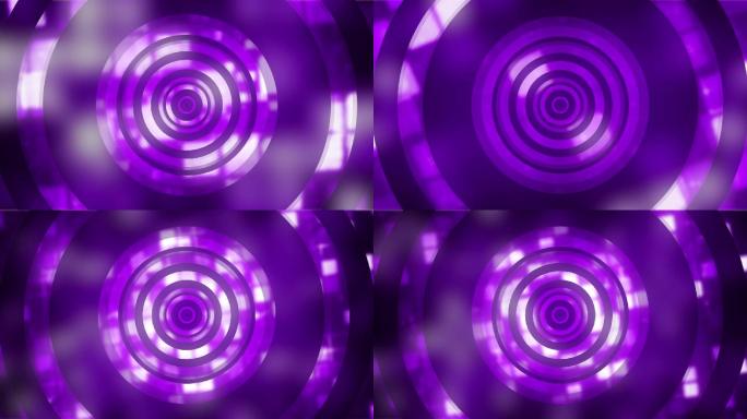 紫色空间圆动态舞台背景循环