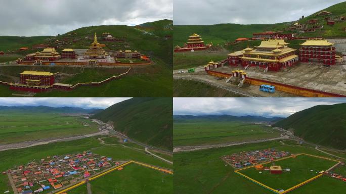 色达东嘎寺航拍