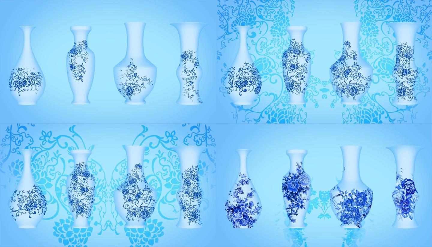 水墨青花