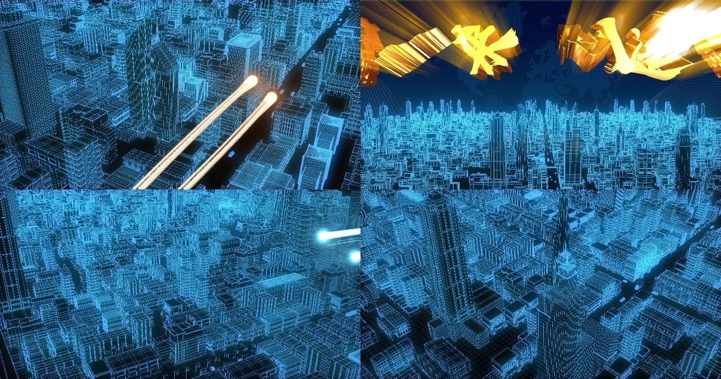 线条科技城市