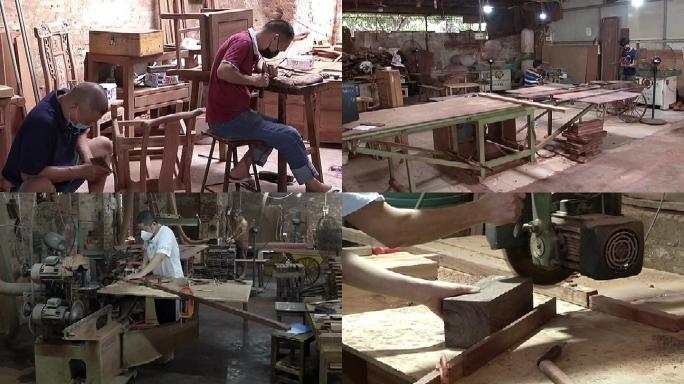 红木家具生产作坊