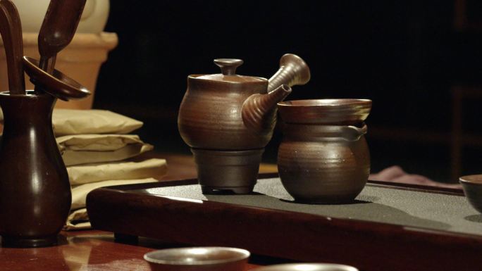古法制茶茶山泡茶茶文化茶园