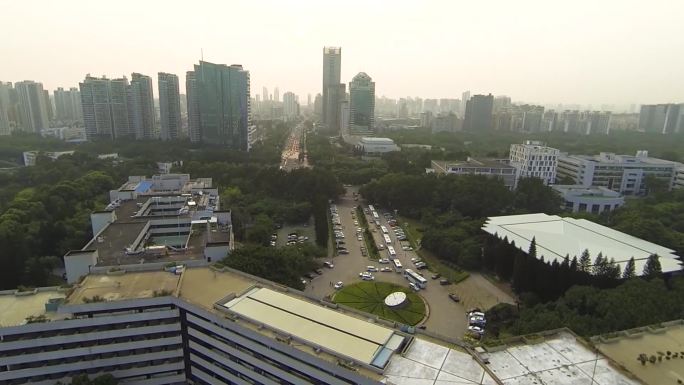 深圳大学办公楼航拍