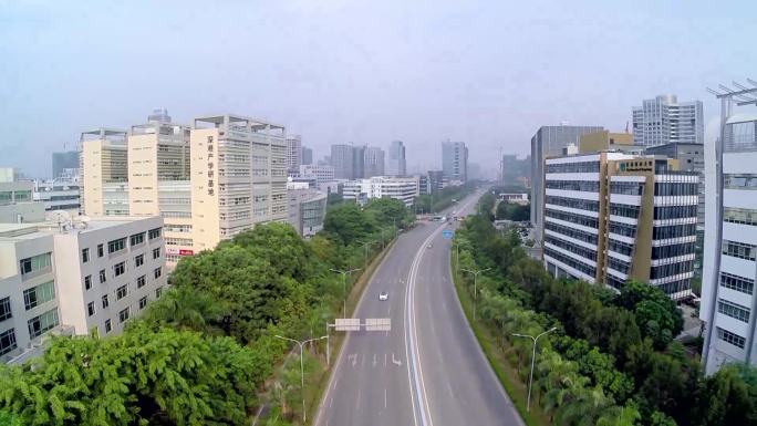 深圳虚拟大学园深港产学研基地航拍