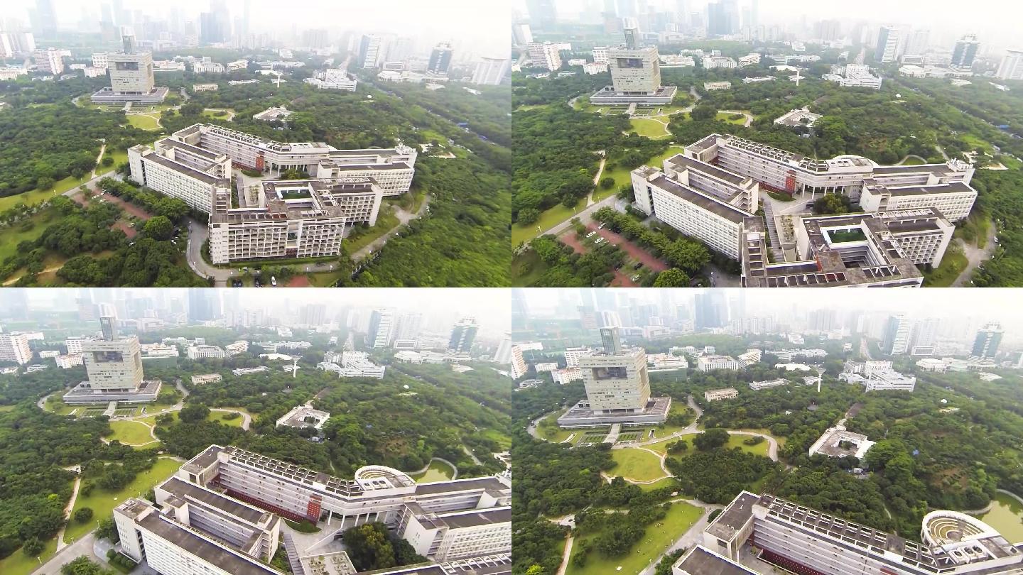 深圳大学文科楼航拍