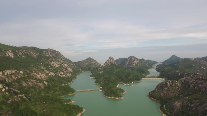 4K温州风景大罗山天河水库