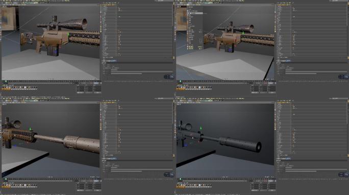c4d狙击枪