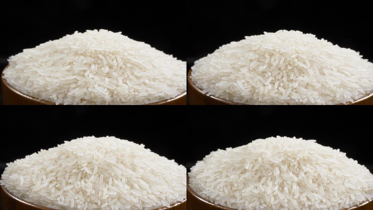 木碗里的大米
