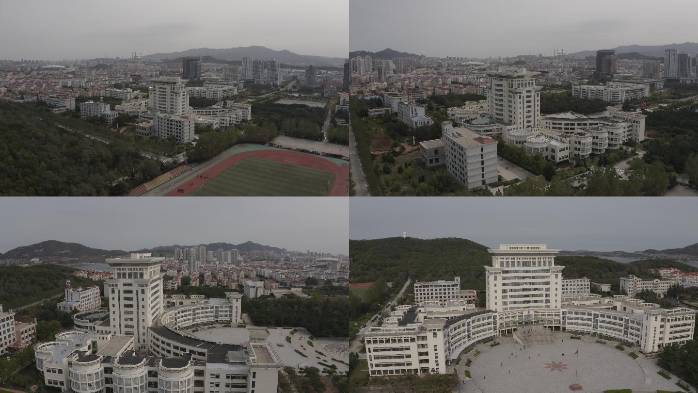 4K-log山东大学威海校区航拍