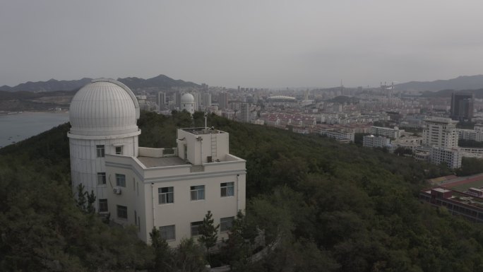 4K-log山东大学天文台航拍