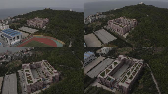 4K-log山东大学威海校区航拍