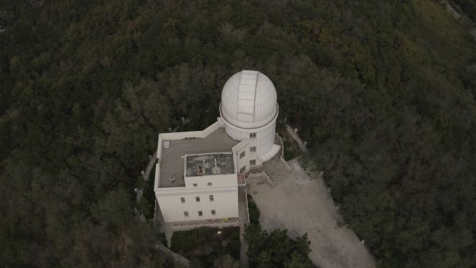 4K-log天文台航拍山东大学天文台