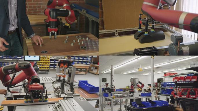 人工智能机器人生产精密制造