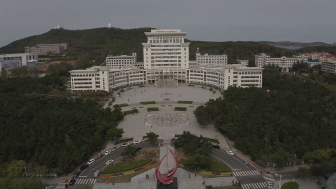 4K-log山东大学航拍威海校区