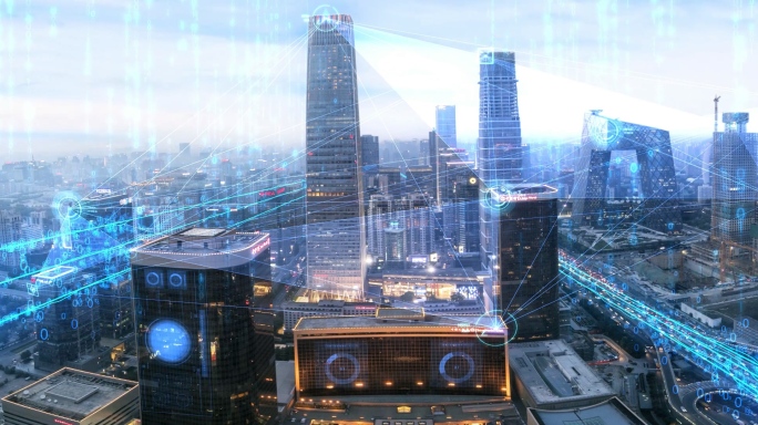 数字化科技城市展示AE模板