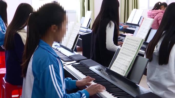 钢琴培训高清视频素材