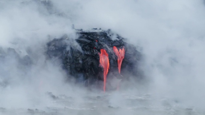 海水中的活火山运动